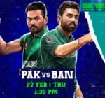 Pakistan vs Bangladesh Champions Trophy clash-  Check Match Details & More.