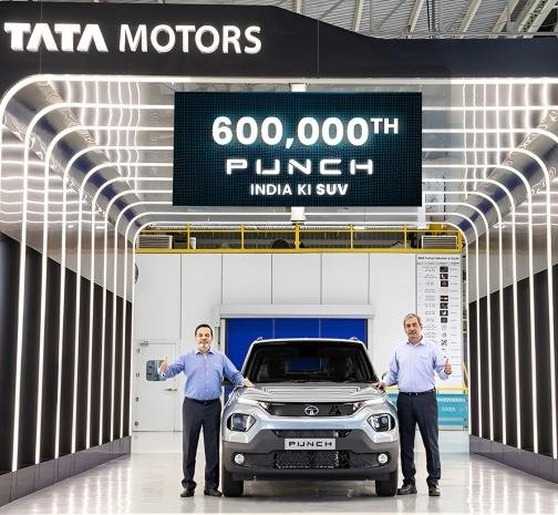 Tata Punch Crosses 6 Lakh Production Milestone in Less Than 4 Years
