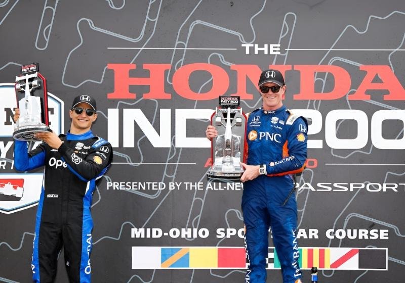 Scott Dixon wins at Mid-Ohio